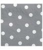 Silver Polka Dot Lunch Napkins (16ct)