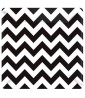 Black and White Chevron Large Paper Plates (18ct)