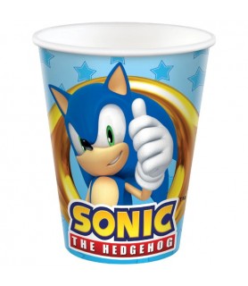 Sonic the Hedgehog 'Sega' 9oz Paper Cups (8ct)