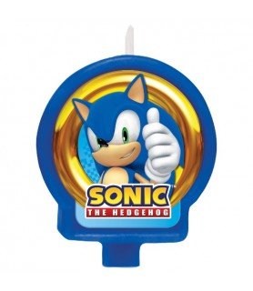 Sonic the Hedgehog 'Sega' Birthday Cake Candle (1ct)