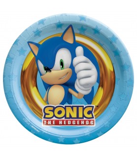 Sonic the Hedgehog 'Sega' Small Paper Plates (8ct)
