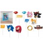 Sonic the Hedgehog 'Sega' Scene Setter with Photo Props (1ct)