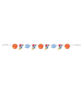 Happy Birthday 'Outer Space' Small Cutout Banner (1ct)