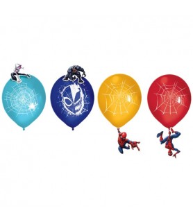 Spider-Man 'Webbed Wonder' Latex Balloon Kit (6 balloons, 6 cutouts)