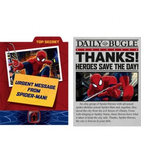 Ultimate Spider-Man Invitations and Thank You's (8ct ea.)
