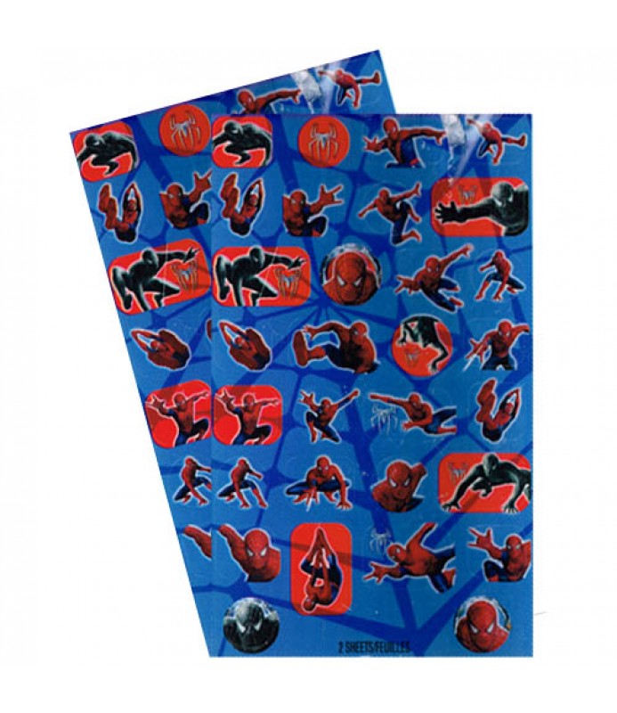 SpiderMan 3 Stickers (2 sheets)