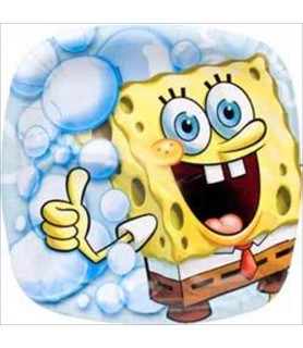 SpongeBob SquarePants 'Bubbles' Small Paper Pocket Plates (8ct)