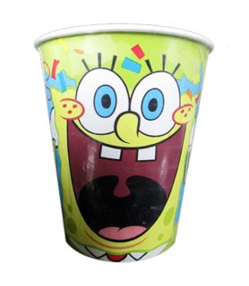 SpongeBob SquarePants 'Confetti' 9oz Paper Cups (10ct)