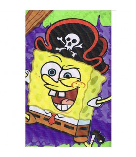 SpongeBob SquarePants 'Pirate' Plastic Table Cover (1ct)
