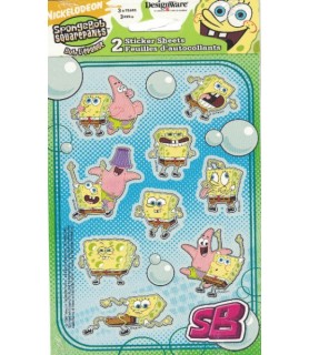 SpongeBob SquarePants 'Bubbles' Stickers (2 sheets)