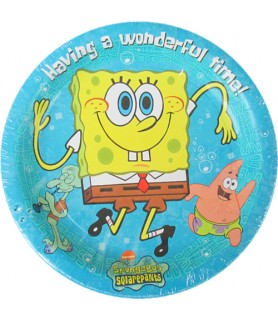SpongeBob SquarePants 'Wonderful Time' Large Paper Plates (8ct)