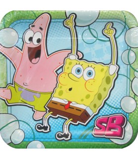 SpongeBob SquarePants 'Bubbles' Large Paper Plates (8ct)