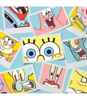 SpongeBob SquarePants 'Faces' Lunch Napkins (16ct)