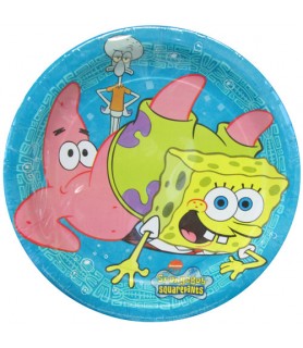 SpongeBob SquarePants 'Wonderful Time' Small Paper Plates (8ct)