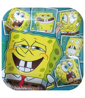 SpongeBob SquarePants 'Selfies' Large Paper Plates (8ct)