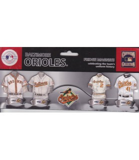 MLB Baltimore Orioles Fridge Magnet Set (4ct)