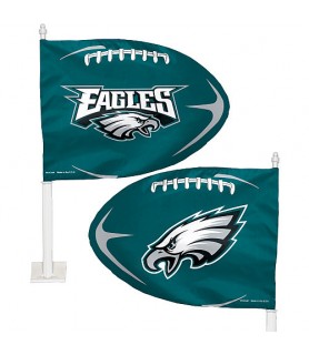 NFL Philadelphia Eagles Teal Green Car Flag (1ct)