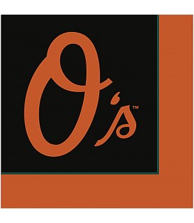 MLB Baltimore Orioles Lunch Napkins (24ct)