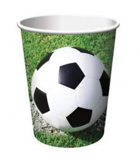 Soccer 'Sports Fanatic' 9oz Paper Cups (8ct)