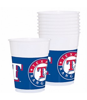 MLB Texas Rangers 14oz Plastic Cups (25ct)