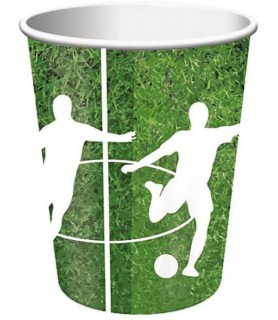 Soccer 'Team Sports' 9oz Paper Cups (8ct)