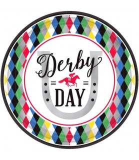 Kentucky Derby 'Derby Day' Large Paper Plates (8ct)