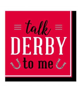Kentucky Derby 'Talk Derby to Me' Small Napkins (16ct)