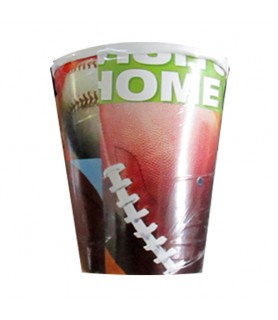 Sports 'Home Team' 9oz Paper Cups (8ct)