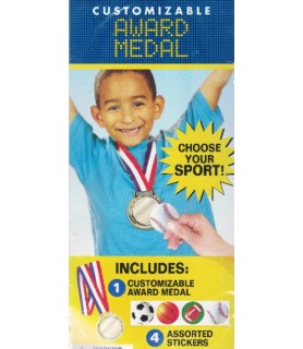 Sports Customizable Deluxe Award Medal / Favor (1ct)