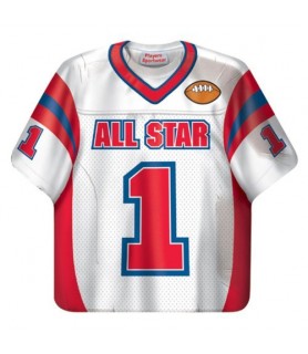 All Star Football Shaped Paper Plates (8ct)