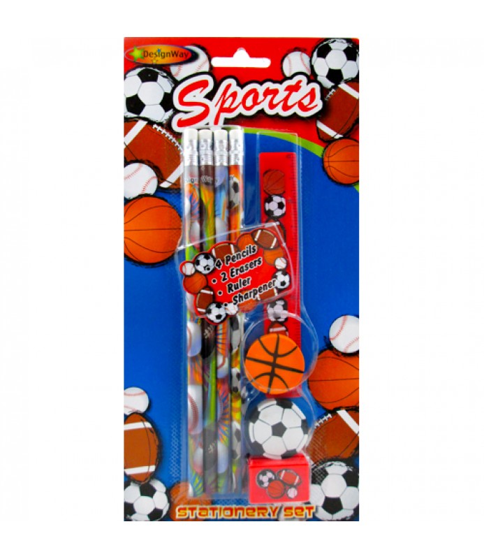 Sports Pencil Set (8pc)