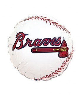 MLB Atlanta Braves Foil Mylar Balloon (1ct)