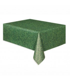 Green Grass Plastic Tablecover (1ct)