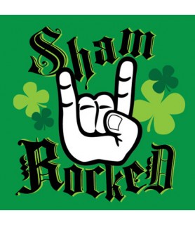 St. Patrick's Day 'Sham Rocked' Small Napkins (18ct)