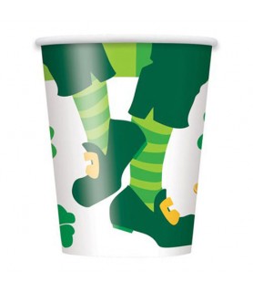 St. Patrick's Day 'Jig' 9oz Paper Cups (8ct)