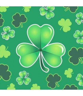 St. Patrick's Day 'Clover Crazy' Small Napkins (16ct)
