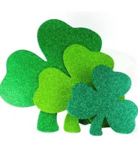 St. Patrick's Day Glitter Cutouts (12ct)