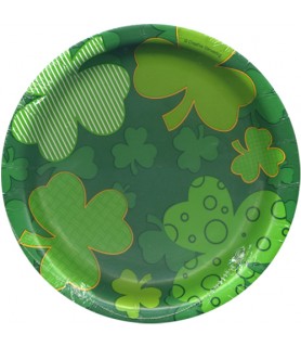 St. Patrick's Day 'Clover' Small Paper Plates (8ct)