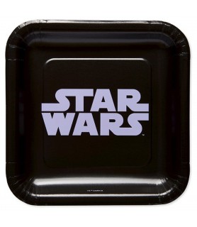 Star Wars 'Classic' Small Square Paper Plates (8ct)