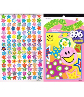 Happy-Go-Lucky Star Sticker Book (896 stickers)