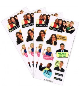 30 Rock Clear Stickers (4 sheets)