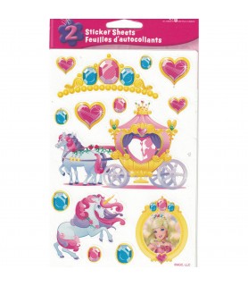 Storybook Princess Stickers (2 sheets)