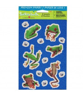 Fun Frogs Stickers (2 sheets)