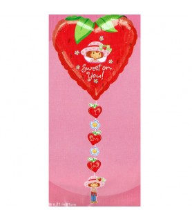 Strawberry Shortcake Drop-a-Line Foil Mylar Balloon (1ct)