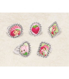 Strawberry Shortcake 'Dolls' Assorted Jewel Rings / Favors (4pc)