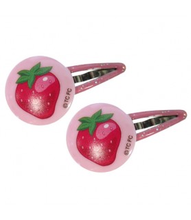 Strawberry Shortcake 'Dolls' Glitter Berry Barrettes / Favors (2ct)
