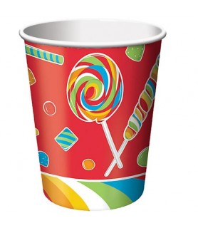Happy Birthday 'Sugar Buzz' 9oz Paper Cups (8ct)
