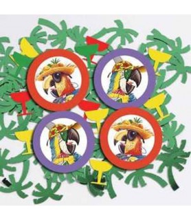 Caribbean Parrot Party Confetti (1ct)