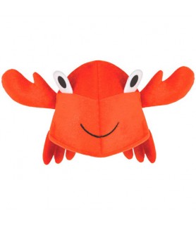 Summer Crab Adult Plush Hat (1ct)