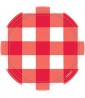 Summer 'American Summer' Red Gingham Small Paper Plates (8ct)